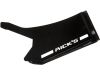 916673 - Rick`s FXDR Stainless Steel License Plate Side Mount Kit German Size, Long Flat Black Satin
