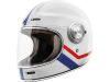 920362 - Torc Helmet Newport (T-1) Retro Full Face Helmet White   XS