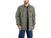 923060 - CARHARTT Relaxed Fit Heavyweight Flannel Sherpa-Lined Dherpe-Lined Shirt Jacket Green   S