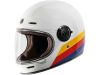 923746 - Torc Helmet Newport (T-1) Retro Full Face Helmet White   XS