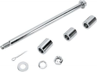 02140047 - DRAG SPECIALTIES REAR AXLE KIT CHROME 13