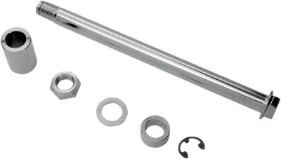 02140584 - DRAG SPECIALTIES REAR AXLE KIT CHROME