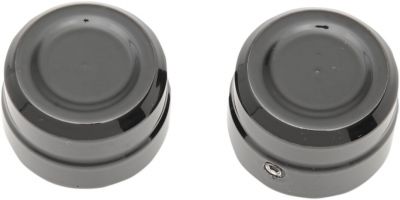 02140831 - DRAG SPECIALTIES BILLET CAP AXLE BLACK FRONT