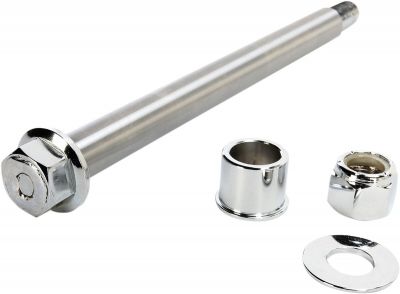 02140951 - DRAG SPECIALTIES AXLE KIT FRONT CHROME 3/4