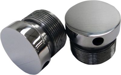 04040288 - LA CHOPPERS 39MM FLUSH MOUNT FORK CAPS - POLISHED