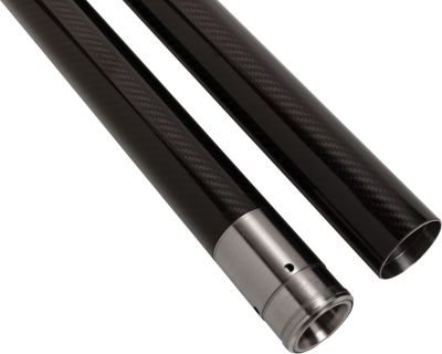 04040693 - CUSTOM CYCLE FORK TUBE 49MM 23 3/4 STOCK BLACK CARBON FIBER