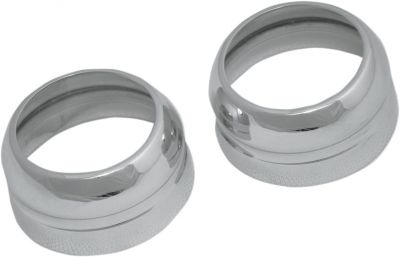 04060027 - DRAG SPECIALTIES FORK BOOT COVER 49MM CHROME
