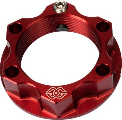 04100276 - GILLES TOOLING TOP YOKE NUT ACMA ALUMINUM 28x1 RED