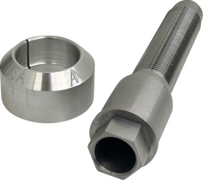 04100476 - ALLOY ART STEM STEERING RACE 2014-2024 TOURING RAW