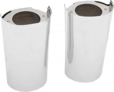 04110117 - DRAG SPECIALTIES UPPER FORK TIN/SLIDER COVERS CHROME