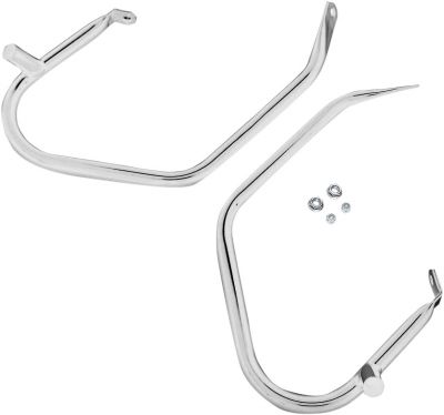 05051563 - DRAG SPECIALTIES SADDLEBAG GUARDS LOW-PROFILE CHROME