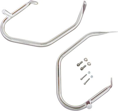 05051565 - DRAG SPECIALTIES SADDLEBAG GUARDS LOW-PROFILE CHROME