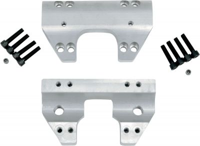 06020212 - LA CHOPPERS RAW FINISHED CLAMP SET FOR 1 1/4