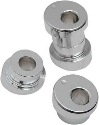 06020572 - LA CHOPPERS TEN DEGREE TRIPLE TREE RISER ANGLE ADAPTERS CHROME HD