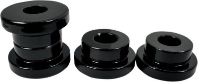 06020576 - LA CHOPPERS SOLID RISER BUSHINGS BLACK HD