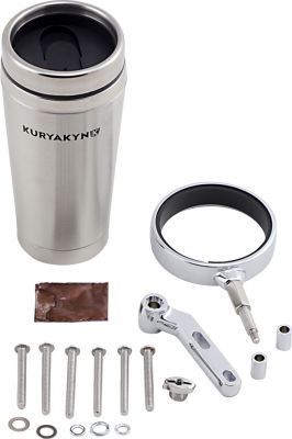 06030402 - Küryakyn UNIVERSAL DRINK HOLDER WITH STAINLESS CUP CHROME