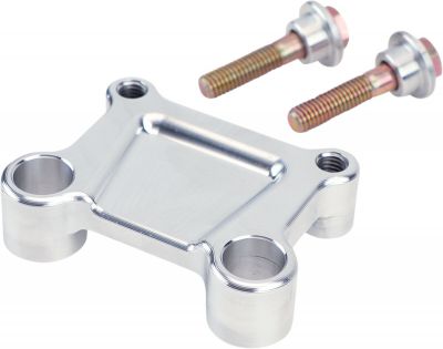 06031033 - LA CHOPPERS Chrome T-Bar Handlebar Adapter for FLH