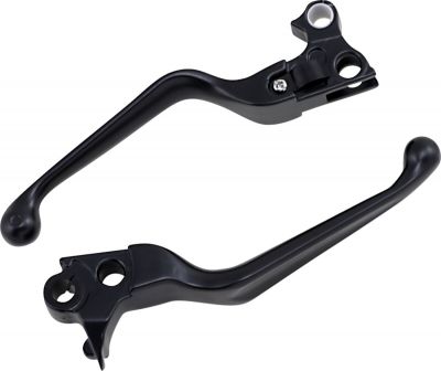 06100128 - DRAG SPECIALTIES LEVER SET WIDE BLADE BLACK
