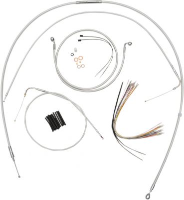 06100894 - MAGNUM CONTROL CABLE KIT SOFTAIL STERLING CHROMITE® II NATURE