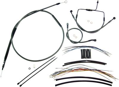 06101019 - MAGNUM CONTROL CABLE KIT TOURING CHROME BLACK