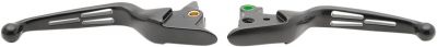 06101685 - DRAG SPECIALTIES BLACK SLOTTED LEVER SET