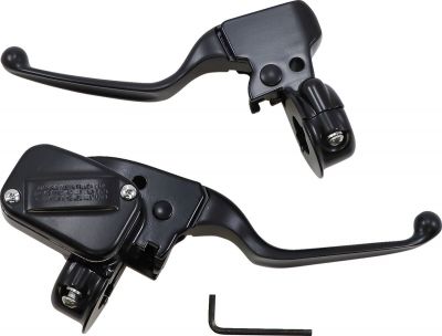 06102200 - DRAG SPECIALTIES Matte Black Handlebar Controls for 