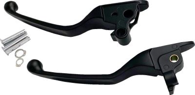 06102305 - DRAG SPECIALTIES LEVER SET NARROW BLK 08-13 TOUR