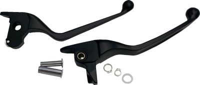 06102309 - DRAG SPECIALTIES LEVER SET NARROW BLK 14-16 TOUR