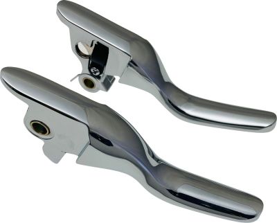 06102314 - DRAG SPECIALTIES LEVER SET SHORT CHR 14-22 XL