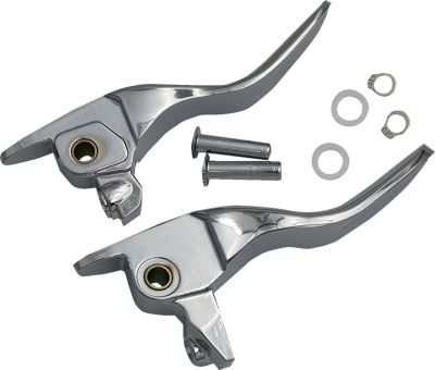 06102319 - DRAG SPECIALTIES LEVER SET SHORT CHR 17-20 TOUR