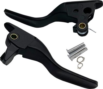 06102328 - DRAG SPECIALTIES LEVER SET SHORT BLK 21-23 TOUR