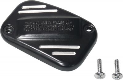06110189 - DRAG SPECIALTIES Black Master Cylinder Cover for 