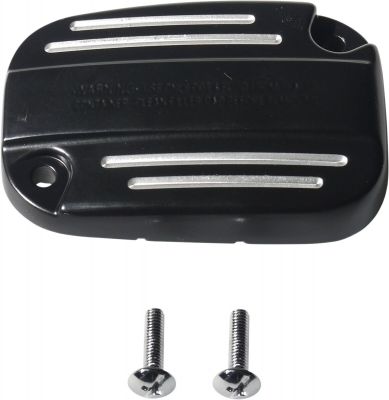 06110190 - DRAG SPECIALTIES Black Master Cylinder Cover for 