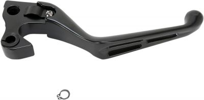 06130947 - DRAG SPECIALTIES CLUTCH LEVER SLOTTED WIDE BLADE MATT BLACK