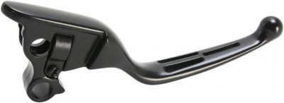 06131285 - DRAG SPECIALTIES CLUTCH LEVER SLOTTED WIDE BLADE MATT BLACK