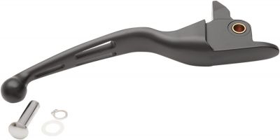 06140808 - DRAG SPECIALTIES BRAKE LEVER SLOTTED WIDE BLADE MATT BLACK