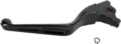 06140812 - DRAG SPECIALTIES BRAKE LEVER SLOTTED WIDE BLADE MATT BLACK
