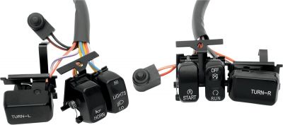 06160054 - DRAG SPECIALTIES SWITCH KIT BLACK