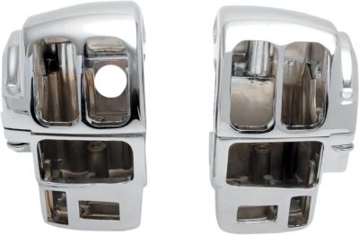 06160091 - DRAG SPECIALTIES SWITCH HOUSING KIT W/ RADIO/CRUISE CHROME