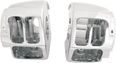 06160109 - DRAG SPECIALTIES SWITCH HOUSING KIT W/O RADIO/CRUISE CHROME