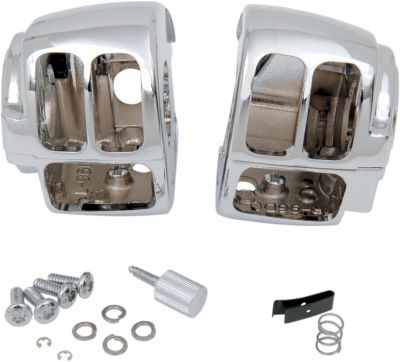 06160141 - DRAG SPECIALTIES SWITCH HOUSING KIT W/O RADIO/CRUISE CHROME