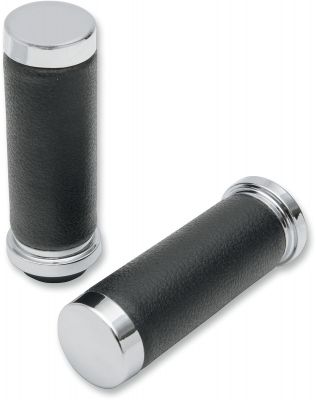 06300948 - DRAG SPECIALTIES GRIPS TEXTURED RUBBER TOURING CHROME