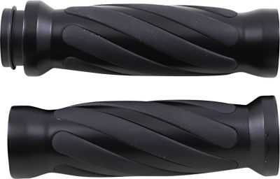 06302690 - DRAG SPECIALTIES GRIP MBLACK TWISTED TBW