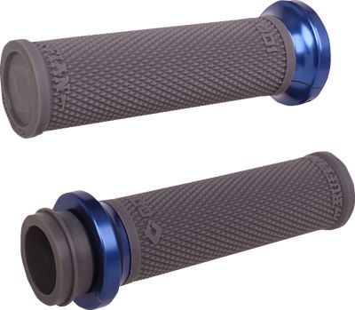 06303407 - ODI GRIPS RUFFIAN LOCK ON HD TBW BLK/ANO BLUE