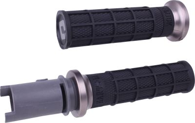 06303526 - ODI Hart-Luck Signature V-Twin Lock-On™ Grips - CVO - Black/Gunmetal...