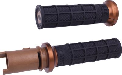 06303527 - ODI Hart-Luck Signature V-Twin Lock-On™ Grips - CVO - Black/Bronze