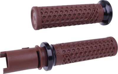 06303532 - ODI Vans Harley Davidson Grips - CVO Cable - Brown/Black