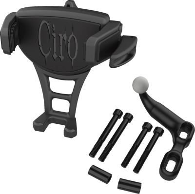 06360571 - CIRO 3D Phone Holder - Constrictor - Black - Black Offset Perch Mount