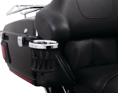 06360586 - CIRO 3D Drink Holder - Gen 2 - Chrome - Passenger - Black Mount