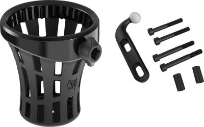 06360600 - CIRO 3D Drink Holder - Gen 2 - Big Ass - Black - Black Perch Mount